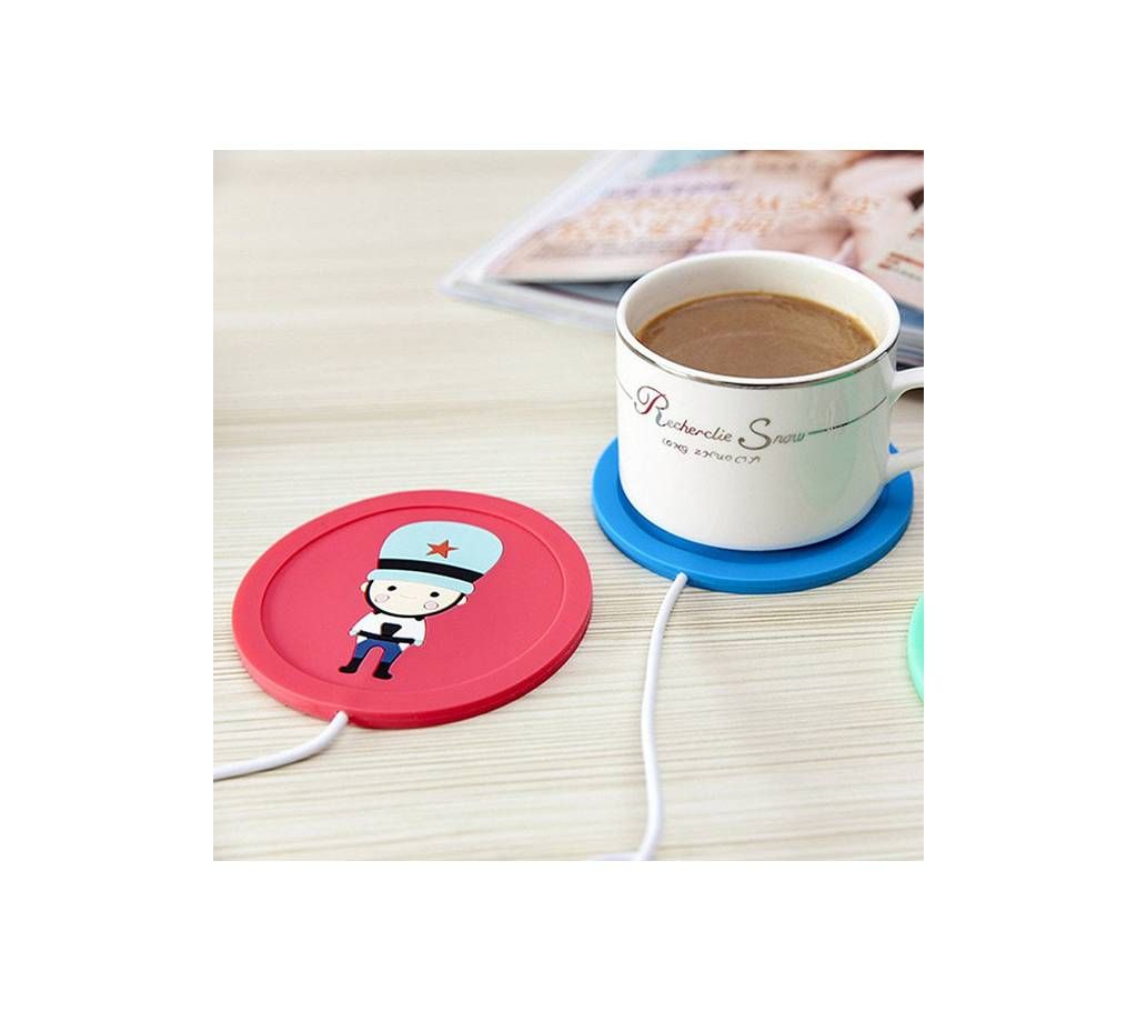 Cliry Hot Silicone Coaster USB Cup Heater