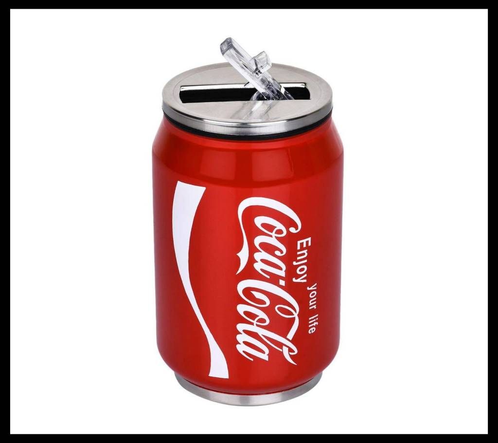 Coke Can Stainless Steel Sipper Sports Bottle