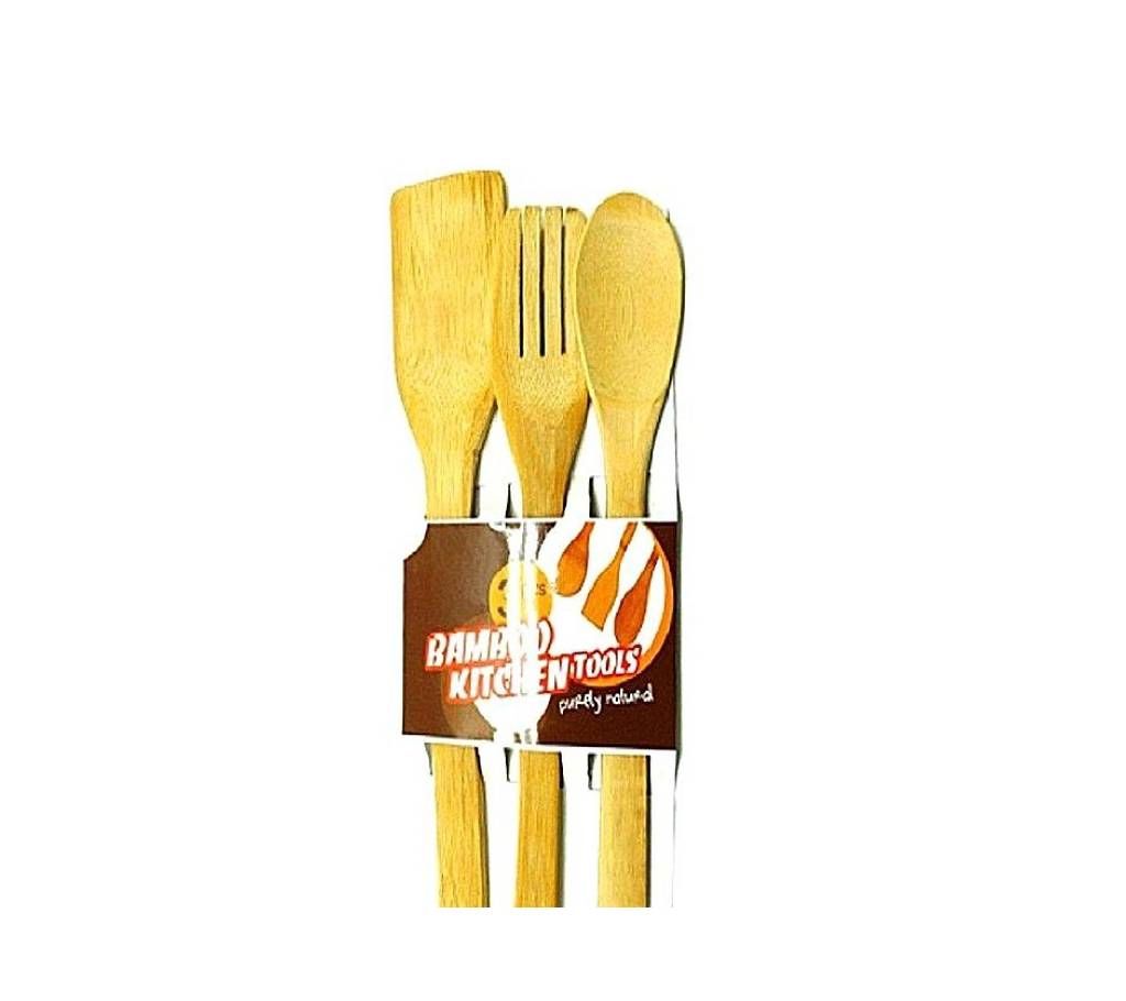 Bamboo Kitchen Tools - Brown