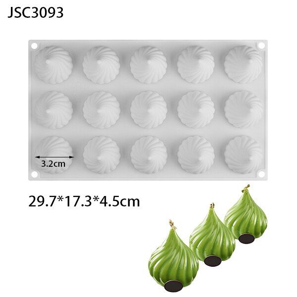 FUNBAKY NEW 3D Flowers Heart Shape Silicone Cake Mold For DIY Baking Mousse Dessert Decorating Tools Bakeware Forms Moulds