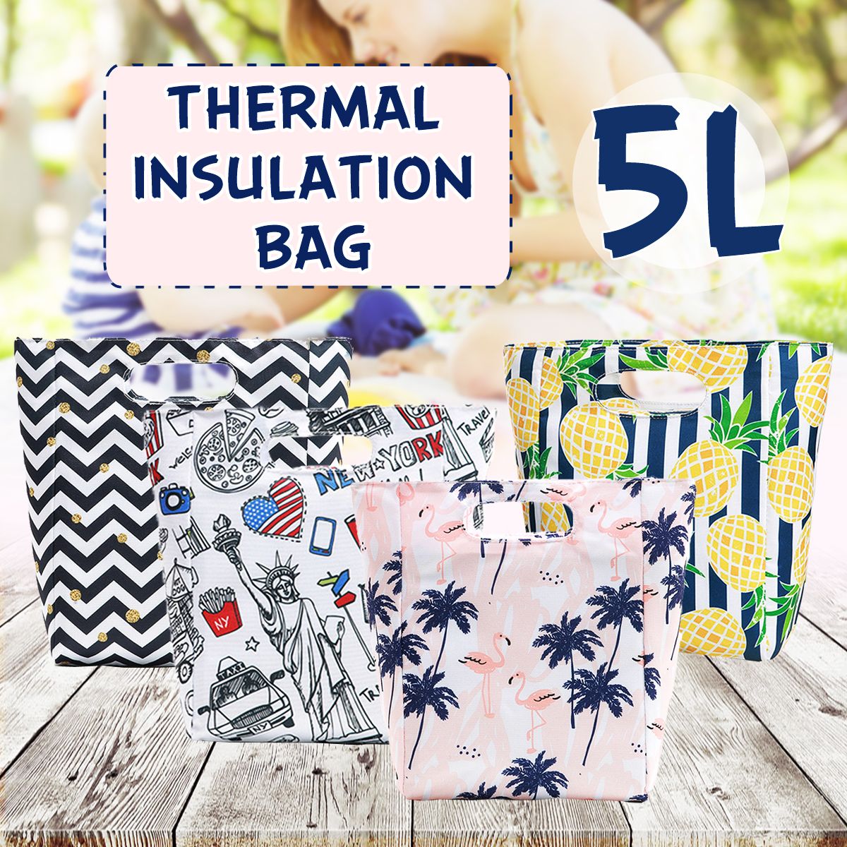 Pick for you New Thermal Lunch Box Insulation Bag Oxford Cloth Version of the Lunch Cooler Bag Outdoor Picnic Bag