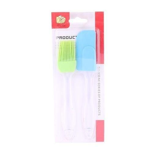 Silicone 2pcs Oil Brush - Transparent