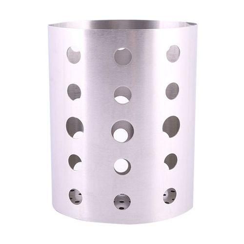 Stainless Steel Spoon Holder - Silver