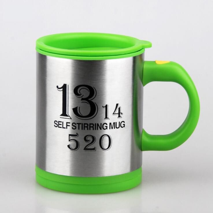 400ml Automatic SStirring Mug Coffee Milk Mixing Mug Stainless Steel Thermal Cup Electric Lazy Double Insulated Smart Cup