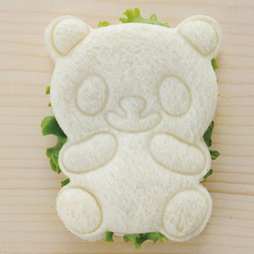 DIY Cute Panda Shape Rice Sushi Cookie Mold Cutter Sandwich Maker Baking Tool