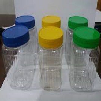 Kitchen Storage containers Plastic Jar 250ml- 6pcs