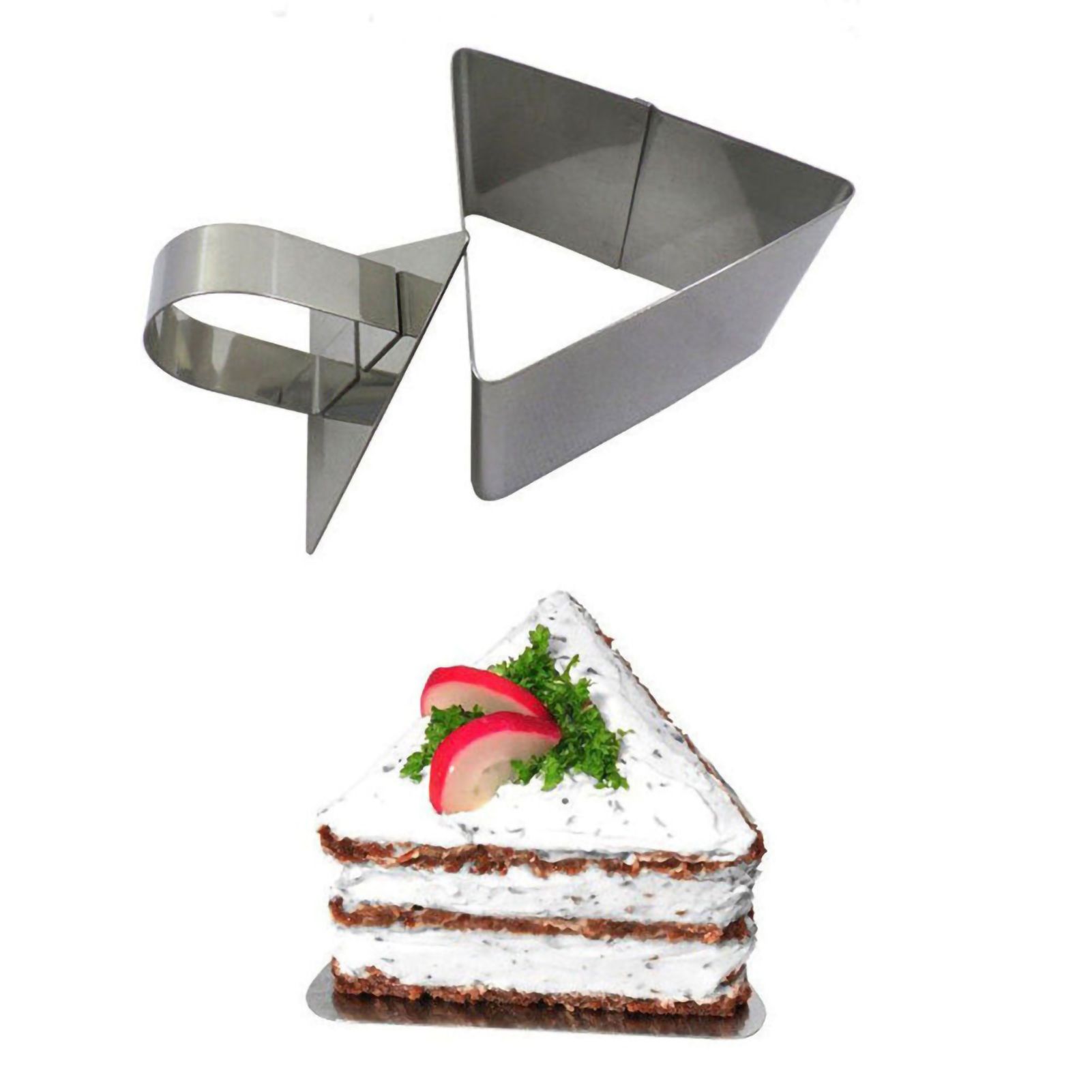 Stainless Steel Cake Cutter Bakeware Mini Fondant Mousse Mold Kitchen DIY Tool
