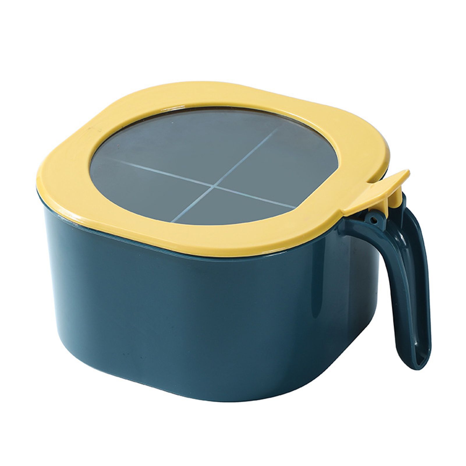 4 In 1 Seasoning Box Four-Compartment Household Kitchen Storage Tool with Spoon