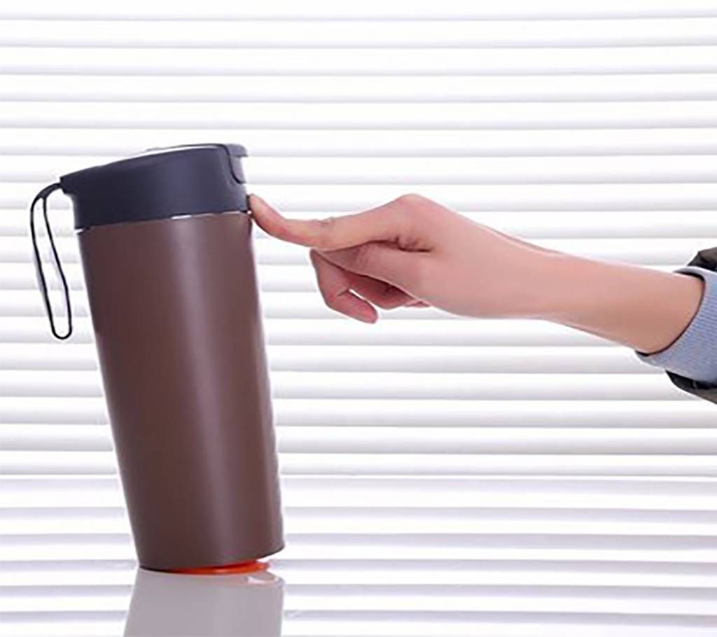 Magic cup mighty mug thermal push suction mug with leak-proof lid