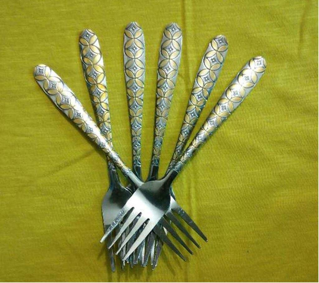 Decorated Fork Set 