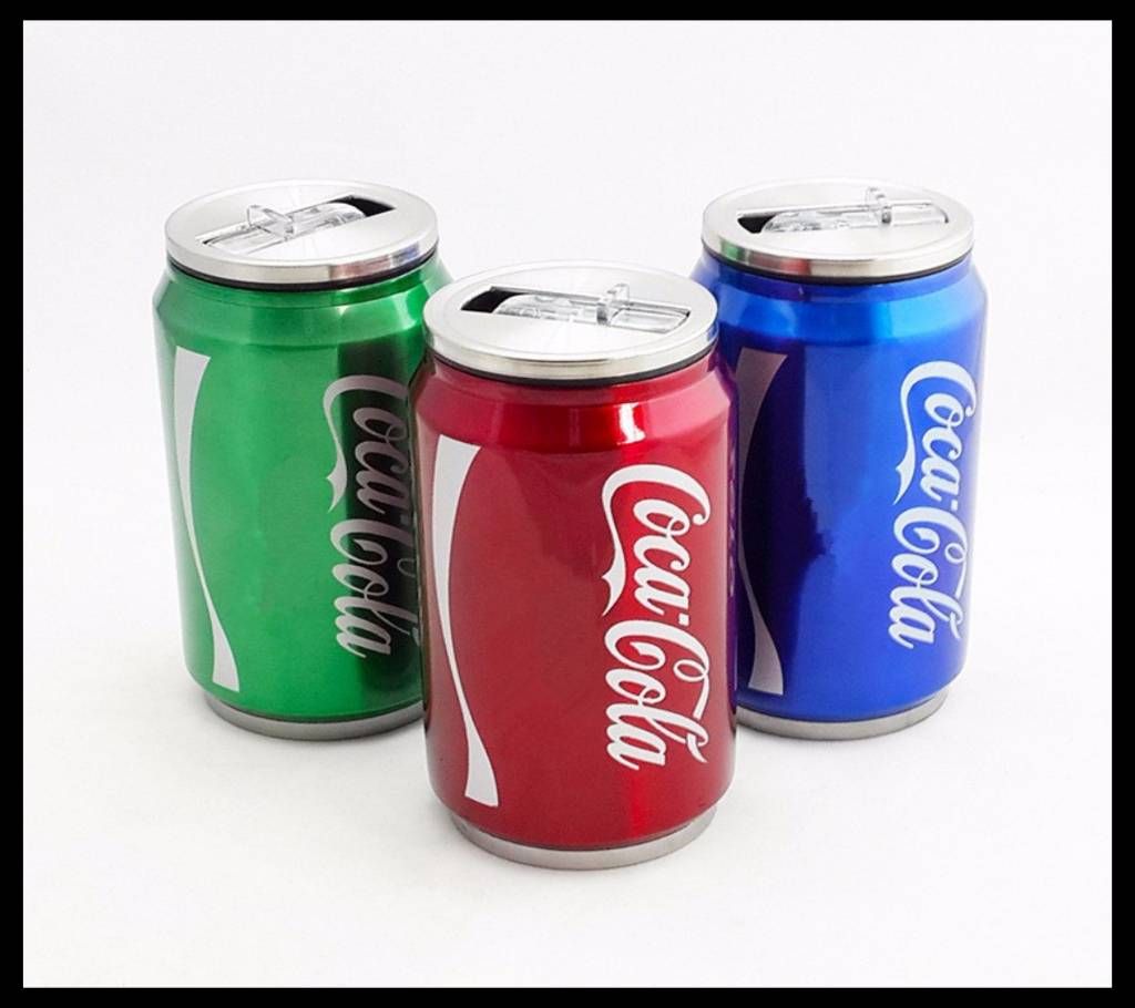 Coke Can Stainless Steel Sipper Sports Bottle 1 piece 