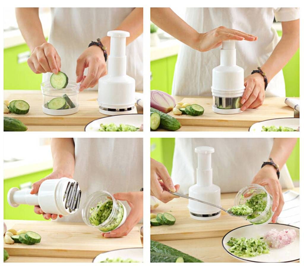 Onion Garlic and Vegetable Chopper - White