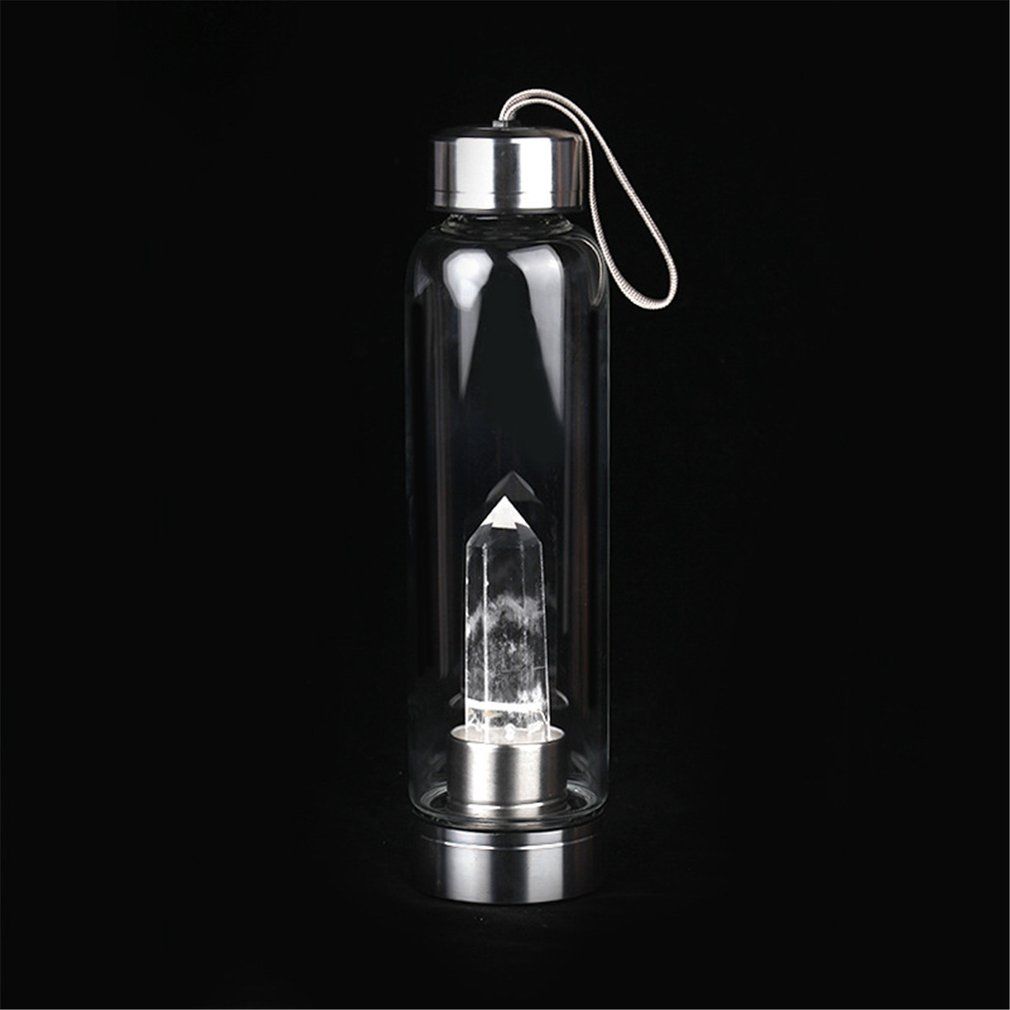 Crystal Bottle Portable Practical Funny Natural Water Cups Drinking Water Tools Best Gifts Home Decoration