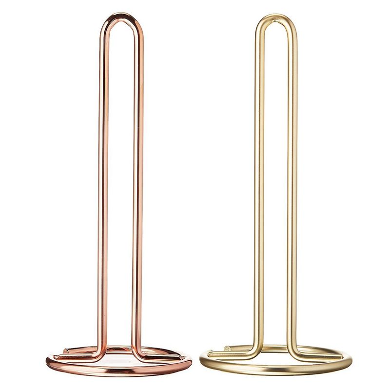 2 Pcs Vertical Wrought Iron Paper Holder Nordic Style en Paper Holder Kitchen Table Roll Holder