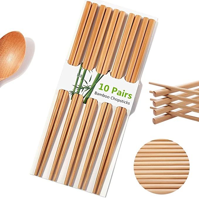 5 Pair 10 Pcs Chopsticks  Cutlery Japanese/ Chinese/ Korean Cutlery