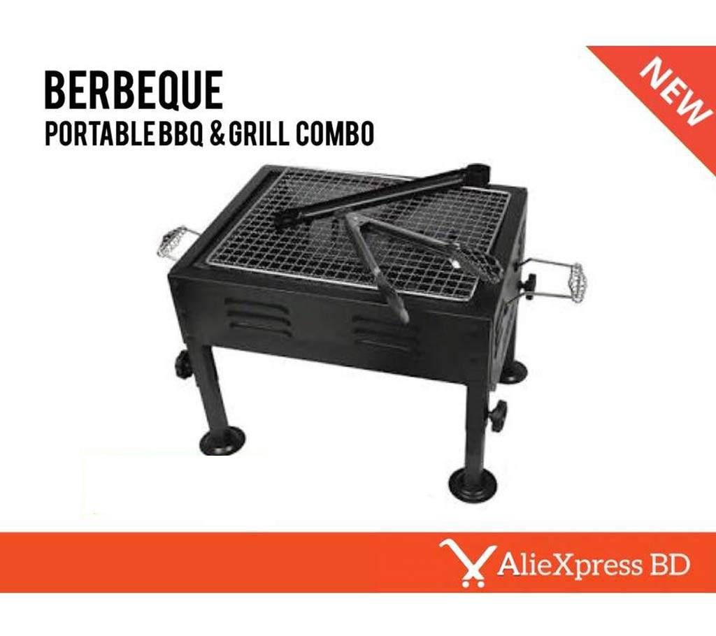 Portable BBQ & Grill Maker Combo