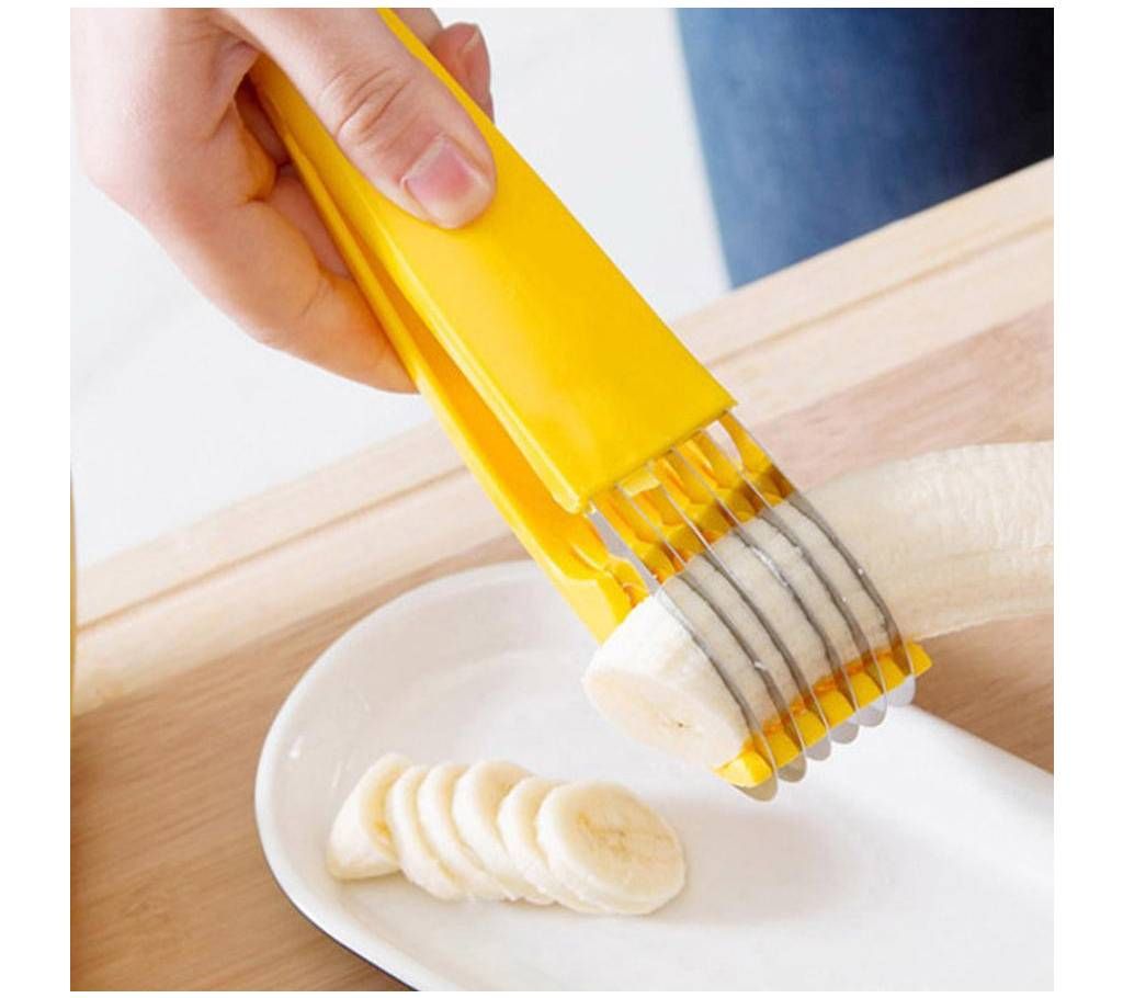Banana And Cucumber Slicer- Yellow