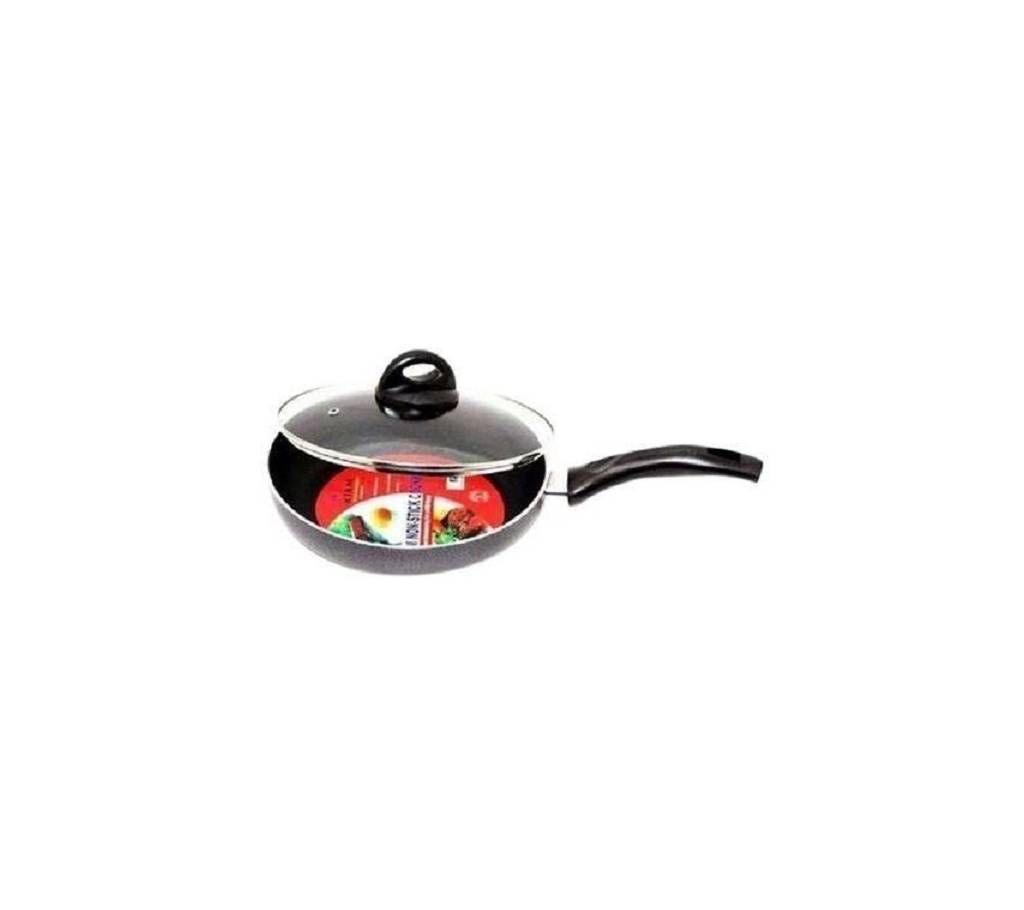 22cm Non-Stick Fry Pan - Silver and Black