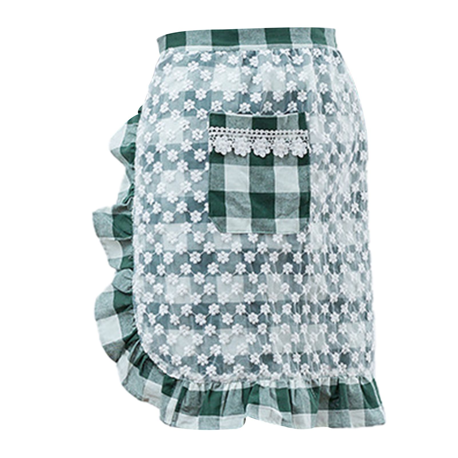 Short Apron Reusable Bistro Waist Apron