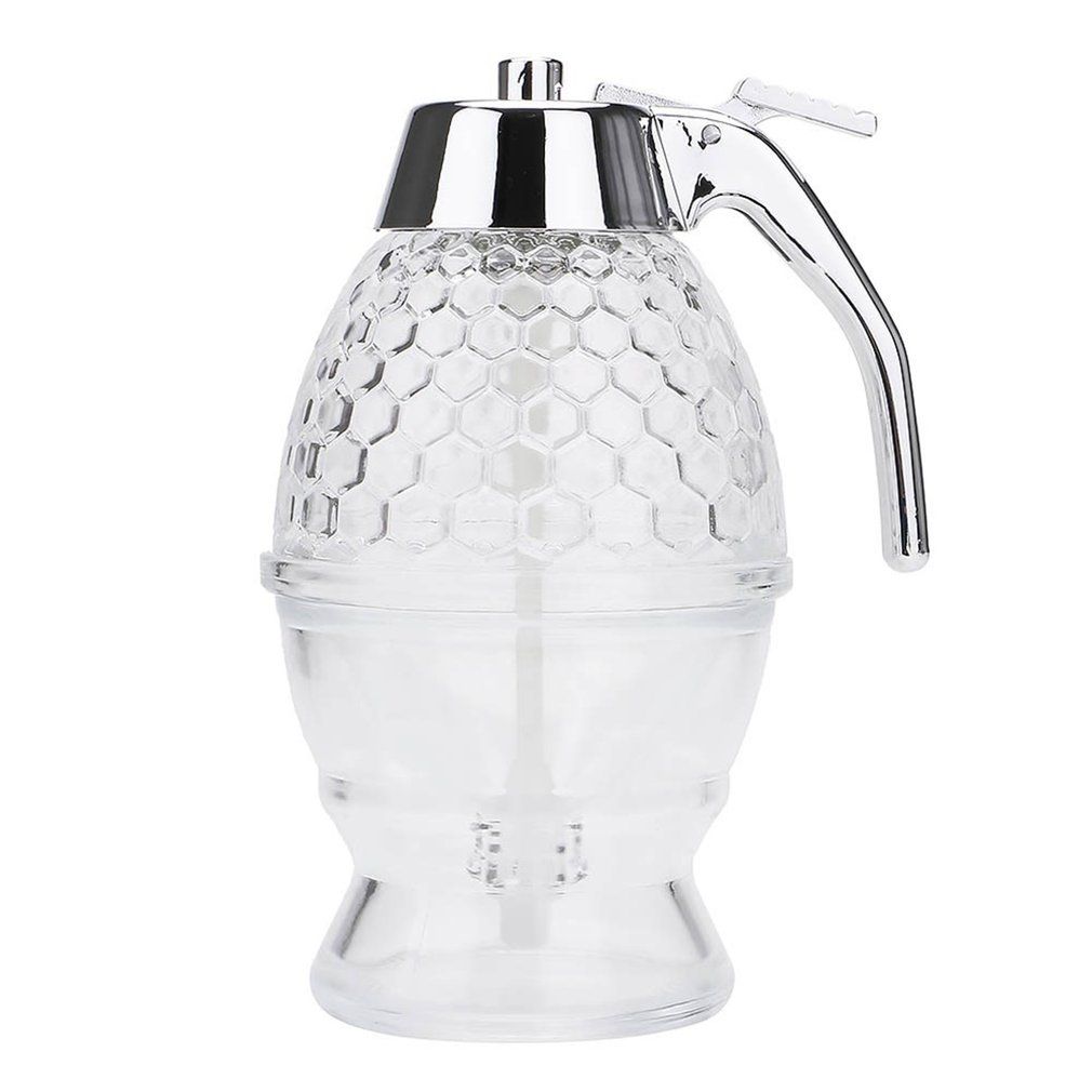 Honey Syrup Tank Container Squeeze Bottle Honey Jar Container Kettle Storage Transparent