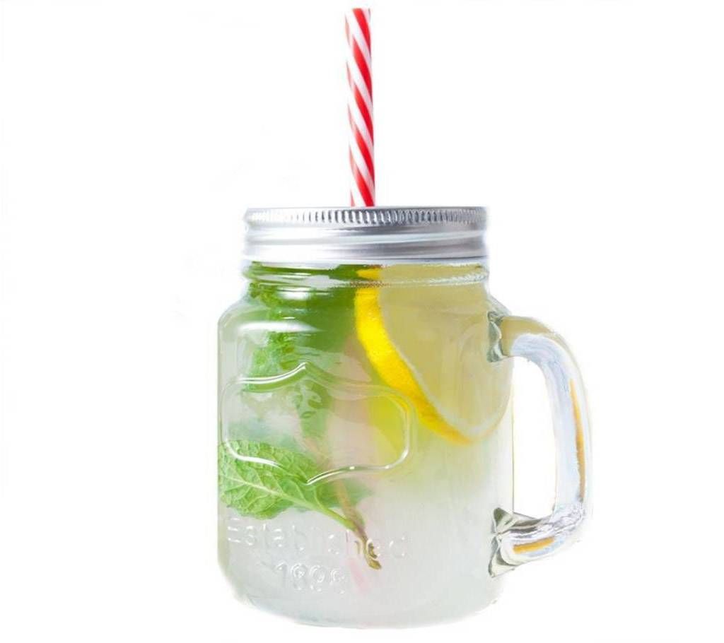 Drink Jar with Straw