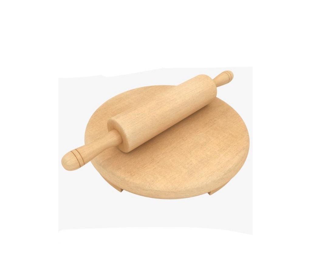 Wooden roti maker belon and piri 
