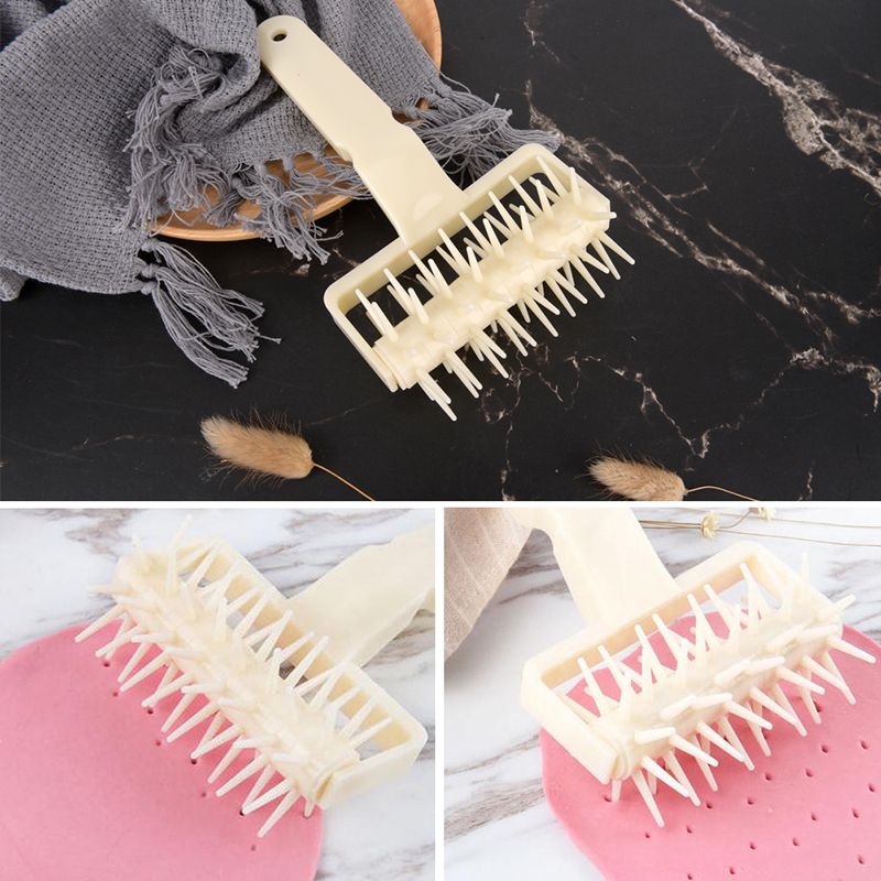 Pizza pie pastry dough docker cookies roller dough pitter crust embossing tool