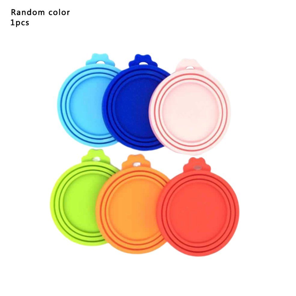 Silicone Fresh-Keeping Cover Multi-Function Pet Can Lid Sealed Fresh Cover