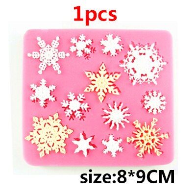 1/3/4PCS Fondant Silicone Moulds for Cake Decorating Tools Sugarcraft Fondant Cutter Silicone Chocolate Mold Baking Accessories