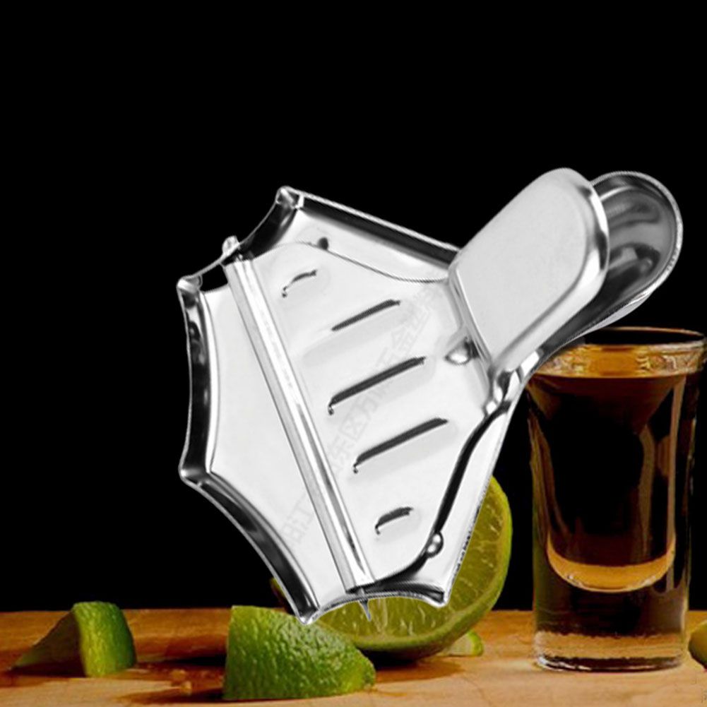 Manual Press Stainless Steel Lemon Juice Squeezer Juicer Kitchen Gadget Tool