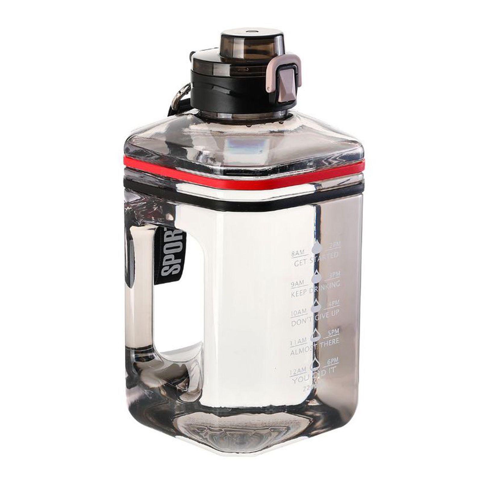 Bicycle Water Bottle Handle Design Uni Transparent Sport Water Bottle