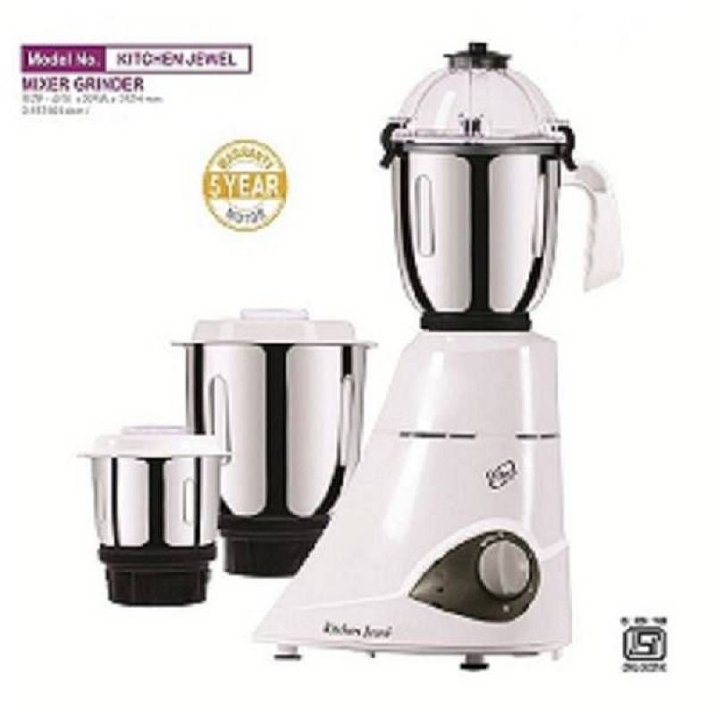 Orpat Kitchen Jewel 900-Watt Mixer Grinder (White)