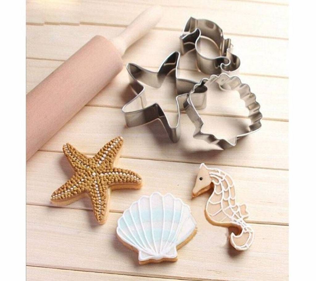 3 pcs Baking Cookie Cutter Mold
