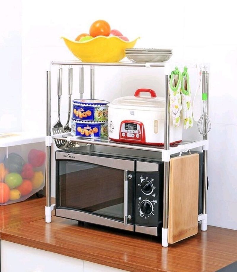 Microwave Oven Storage Racks