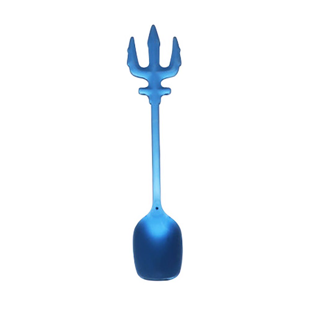 Creative Trident Design Stainless Steel Milk Coffee Ice Cream Spoon Flatware