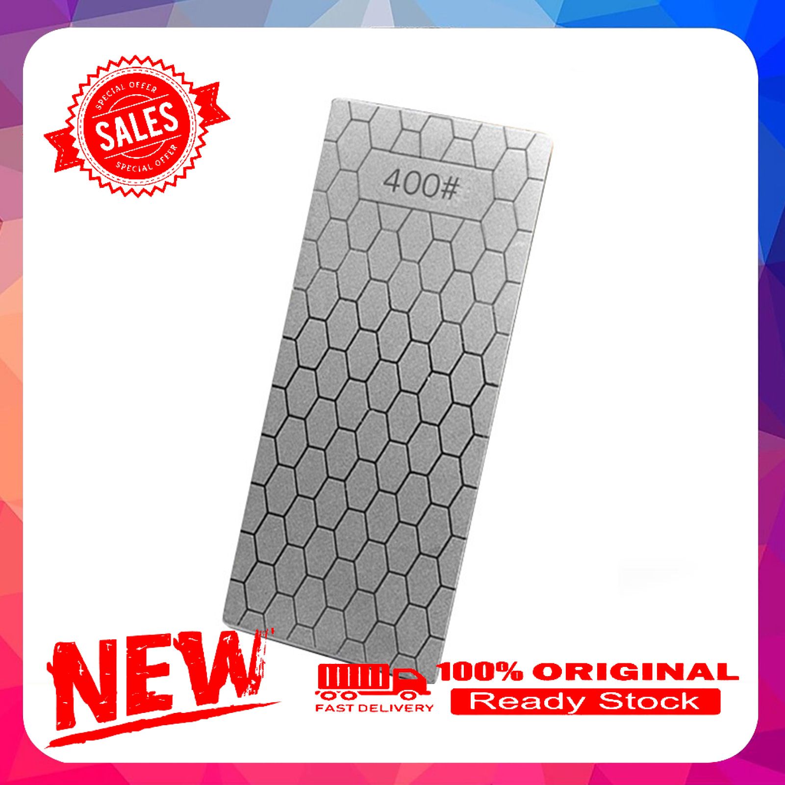 Ultra-thin Diamond Cutter Sharpening Stone Honeycomb Surface Double Sided Cutter Sharpener Grindstone Tool