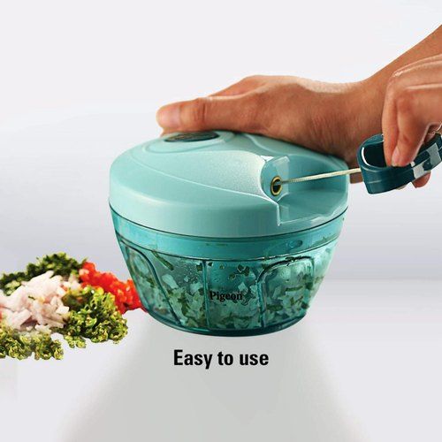 Handy Mini Plastic Chopper with 3 Blades