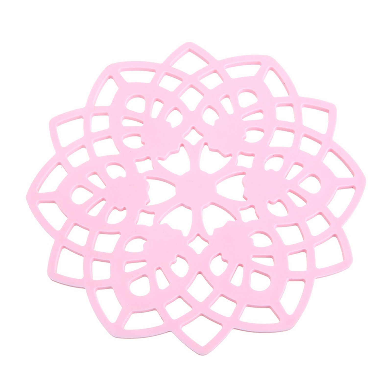 Placemat Hollow Anti-scalding TPR Kitchen Decoration Table Mat for Dining