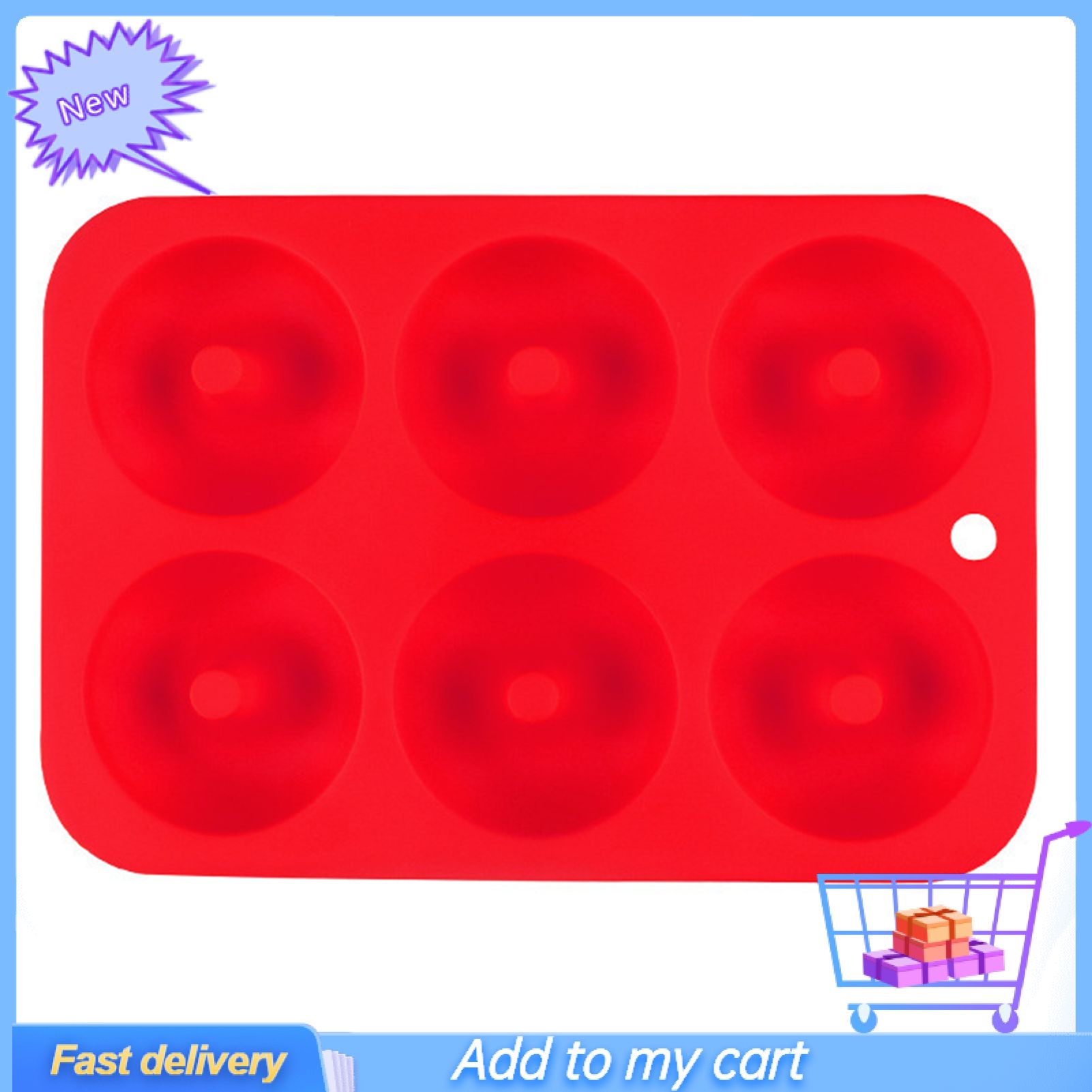 Baking Mold Elastic Non-stick Silicone Kitchen Baking Mold for Kitchen