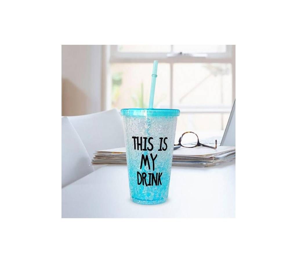 Candy Colors 500ml Milk Smothie Iced Coffee Juice Water Plastic Drink Bottle Beaker