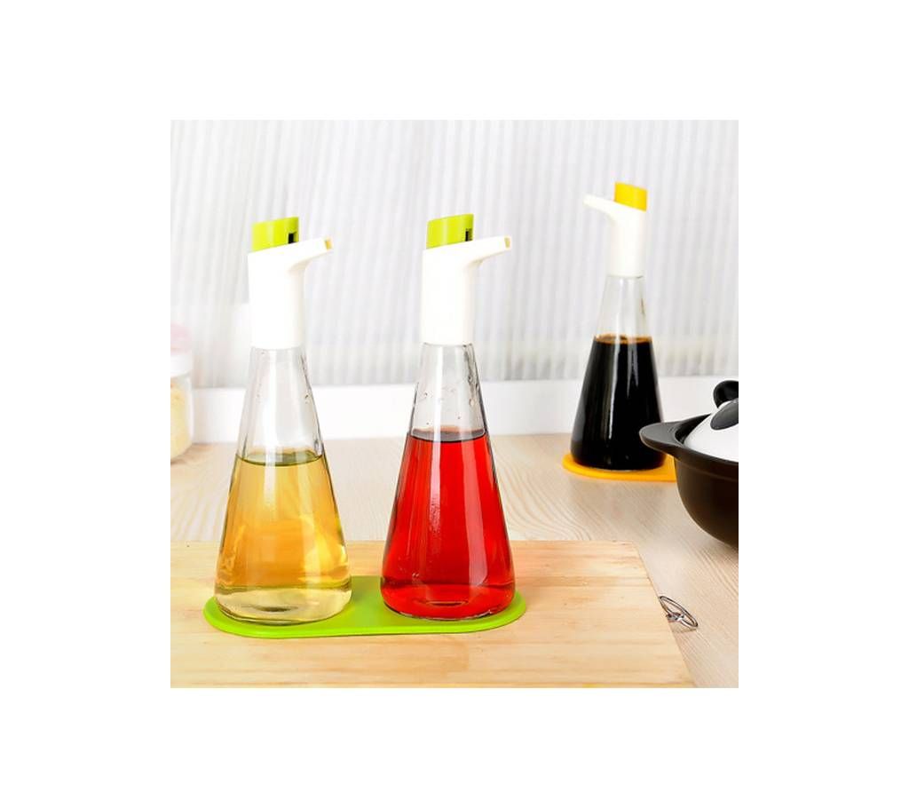 Oil proof glass bottles with oil swan