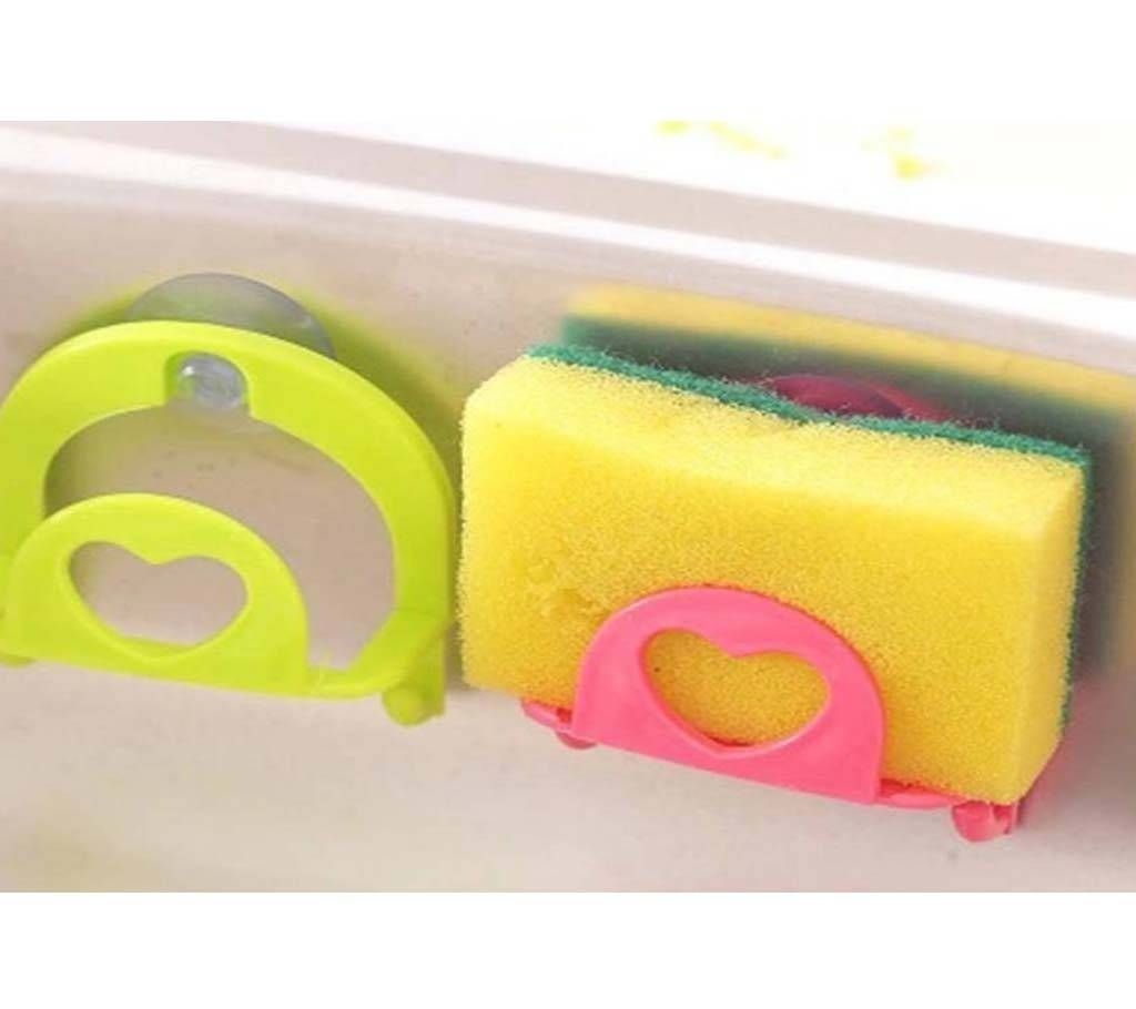 Storage rack Kitchen Bathroom Cute Sponge Holder Suction Cup Convenient Home Kitchen Holder Tools Gadget Decor
