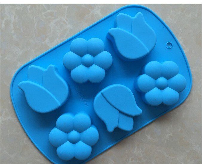 6 even big snowflake silicone mold christmas snowflake silicone soap mold