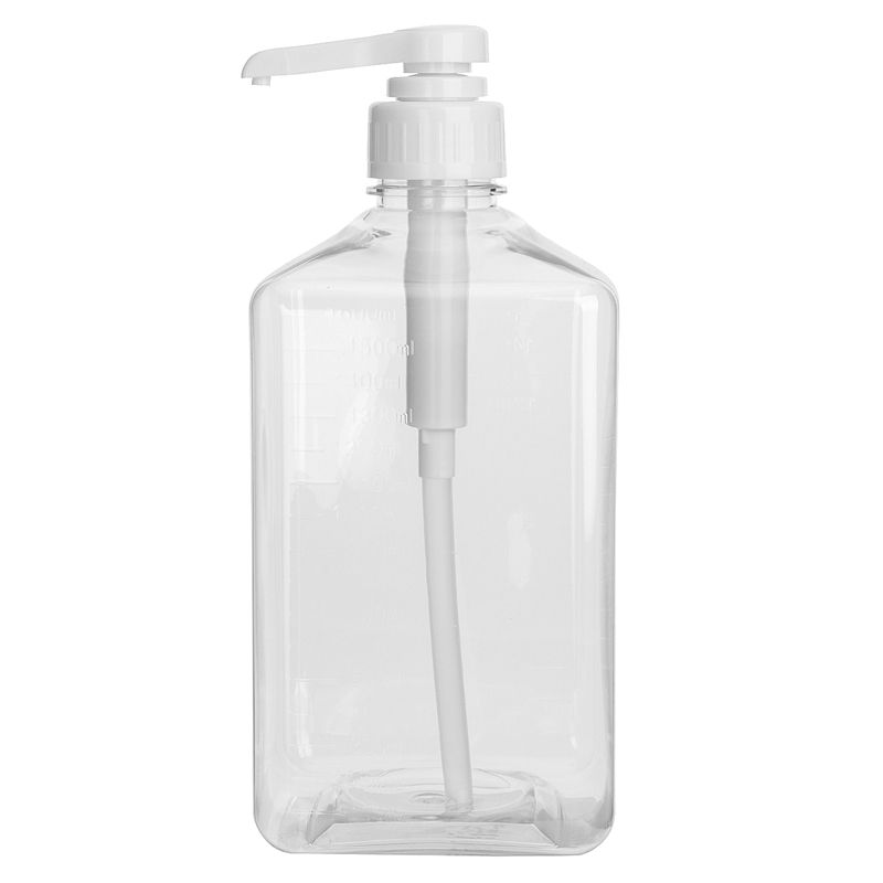 Plastic Sugar Press Bottle 1600Ml 10Cc Hand Pressure Fructose Sugar Press Bottle Milk Tea Coffee Utensils