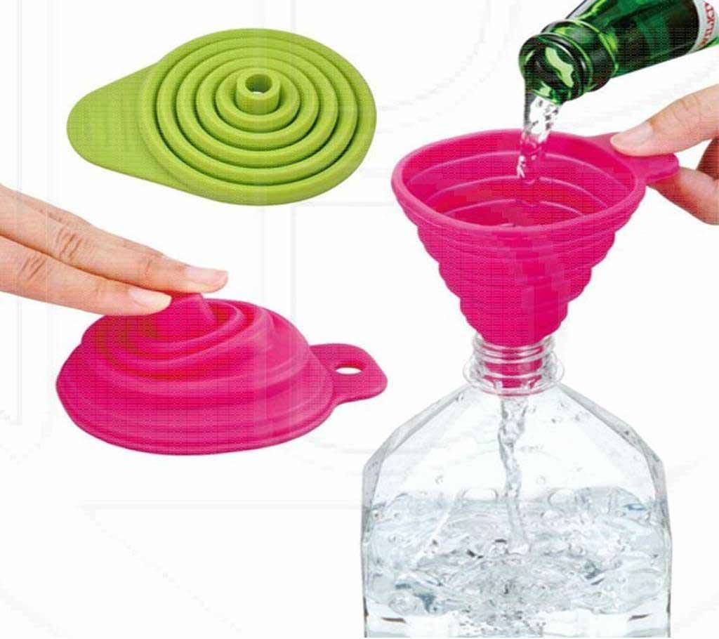 Foldable Collapsible Silicone Funnel 