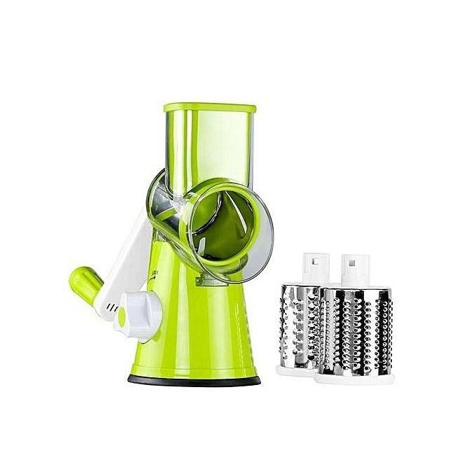 Round Mandoline Slicer Vegetable Cutter - Lime