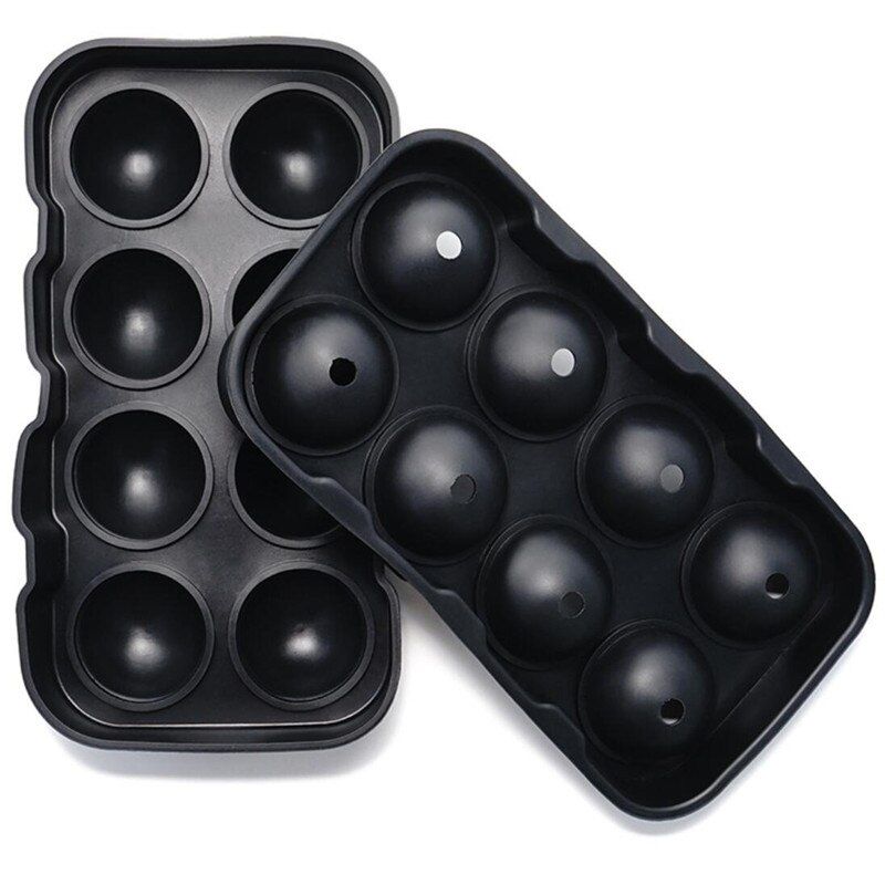 Large Size Ice Ball Mold Silicone Ice Cube Maker Form For Ice Candy Cake Pudding Chocolate Molds Easy-Release Square Sh