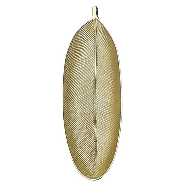 Simple Scandinavian Style Wooden en Tray Leaf Shape Snack Fruit Bowl Wooden Storage Tray