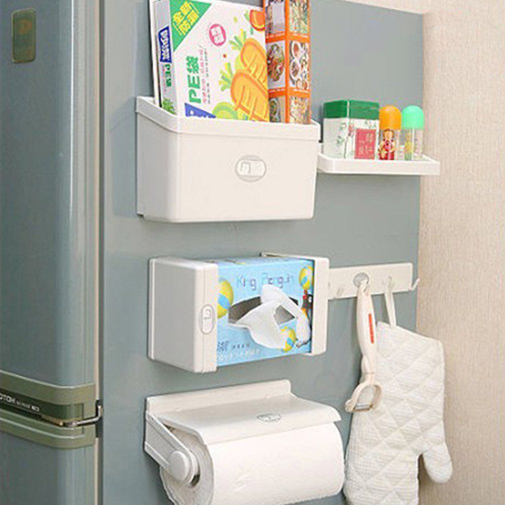 Hqs-Y35210 Multi-Purpose Refrigerator Combination Storage Rack Five-Piece Set Multicolor
