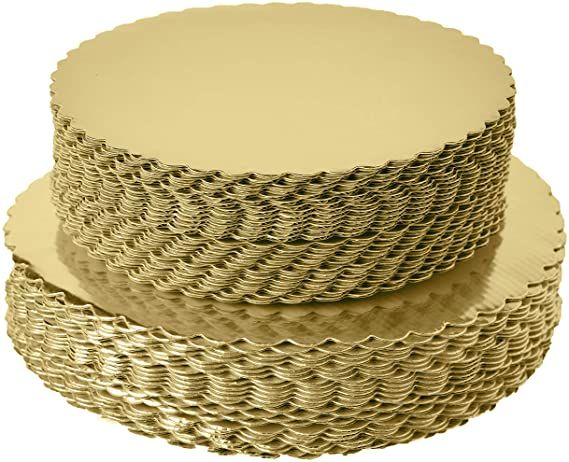 5 piece 10 inch round shape cake board
